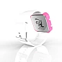 Cool Watch Saat - Pembe Led Kasa - Beyaz Kayış Unisex