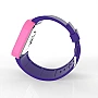 Cool Watch Saat - Pembe Led Kasa - Mor Kayış Unisex