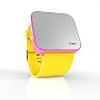 Cool Watch Saat - Pembe Led Kasa - Sarı Kayış Unisex