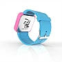 Cool Watch Saat - Pembe Led Kasa - Turkuaz Kayış Unisex