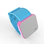 Cool Watch Saat - Pembe Led Kasa - Turkuaz Kayış Unisex