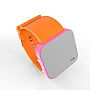 Cool Watch Saat - Pembe Led Kasa - Turuncu Kayış Unisex