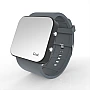 Cool Watch Saat - Siyah Led Kasa - Gri Kayış Unisex