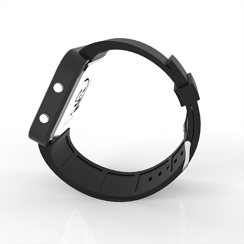 Cool Watch Saat - Siyah Led Kasa - Siyah Kayış Unisex