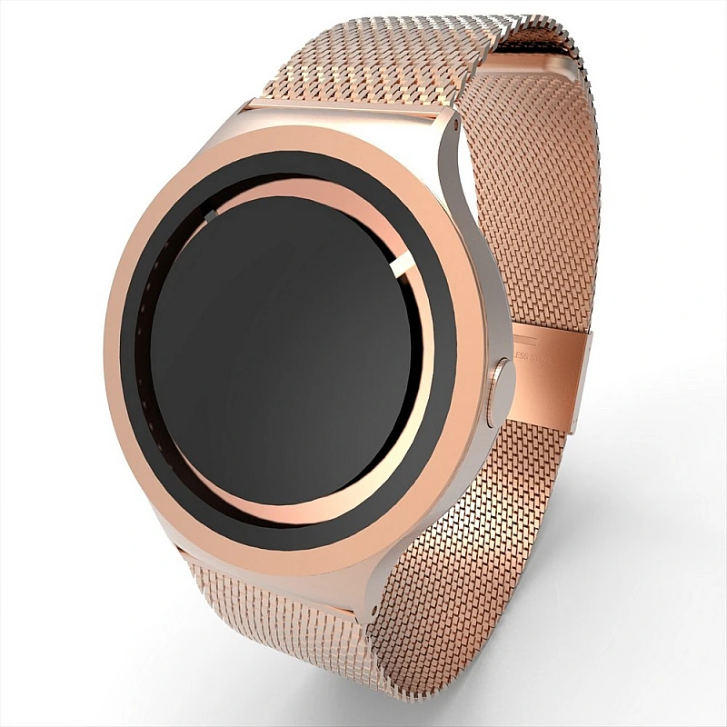 Cool Watch Saat - Rose Mat Kasa - Rose Kordon CooL Plus Unisex