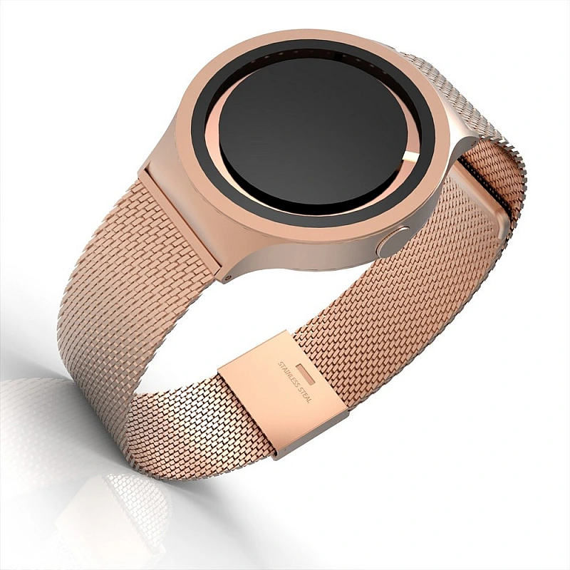 Cool Watch Saat - Rose Mat Kasa - Rose Kordon CooL Plus Unisex