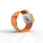 Cool Watch Saat - Gold Mat Dokunmatik Kasa - Turuncu Kayış Unisex