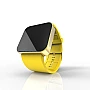 Cool Watch Saat - Gold Shiny Dokunmatik Kasa - Sarı Kayış Unisex