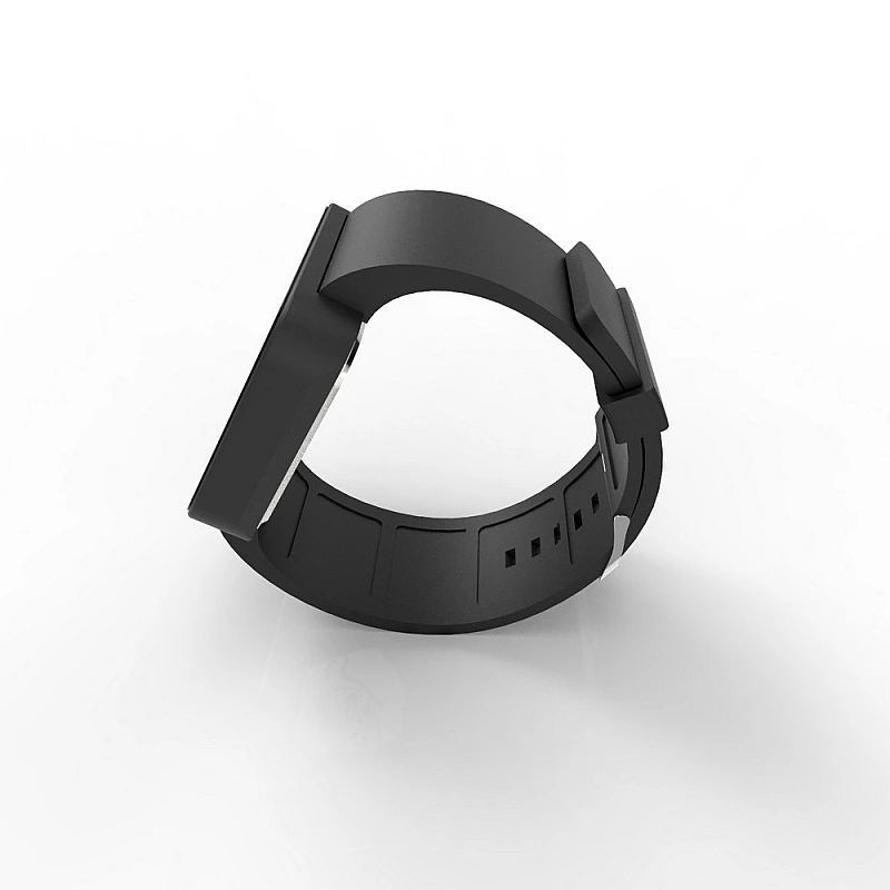 Cool Watch Saat - Siyah Mat Dokunmatik Kasa - Siyah Kayış Unisex