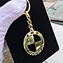Bmw Anahtarlık - Metal Kişiye Özel Gold 24K Ayar Gerçek Altın Kaplama