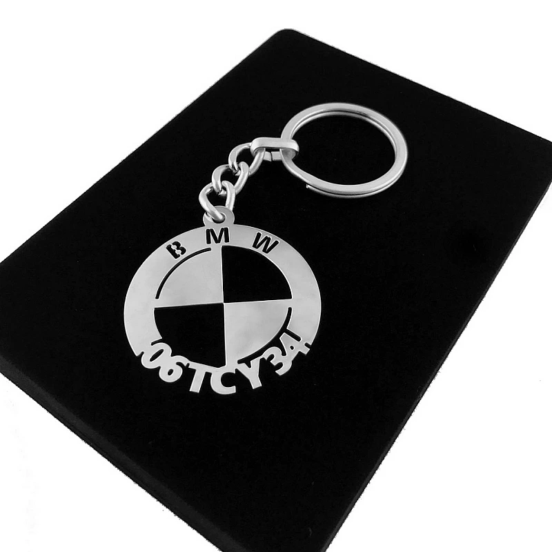 Bmw Anahtarlık - Metal Kişiye Özel 925 Ayar Gümüş Kaplama
