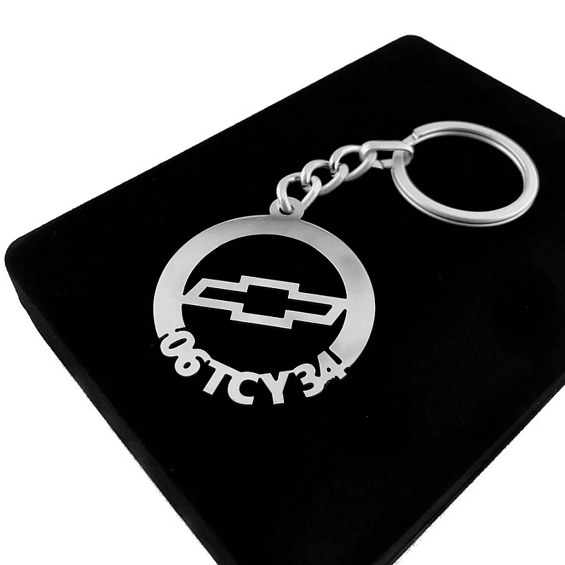 Chevrolet Anahtarlık - Metal Kişiye Özel 925 Ayar Gümüş Kaplama
