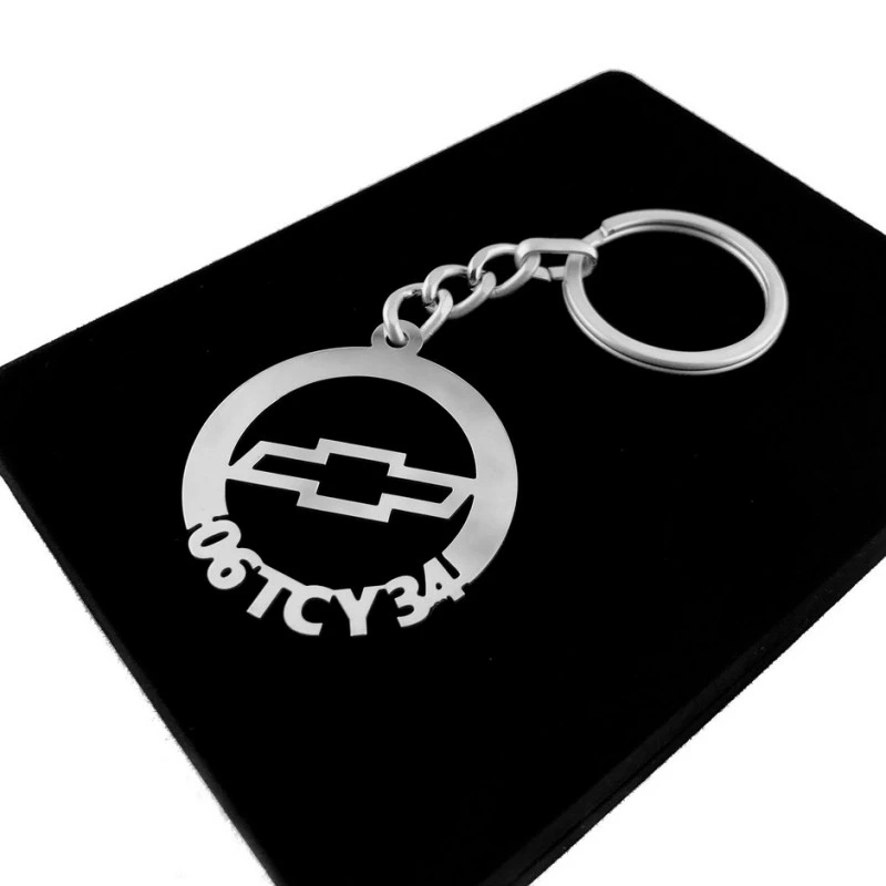 Chevrolet Anahtarlık - Metal Kişiye Özel 925 Ayar Gümüş Kaplama