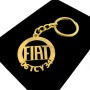 Fiat Anahtarlık - Metal Kişiye Özel Gold 24K Ayar Gerçek Altın Kaplama
