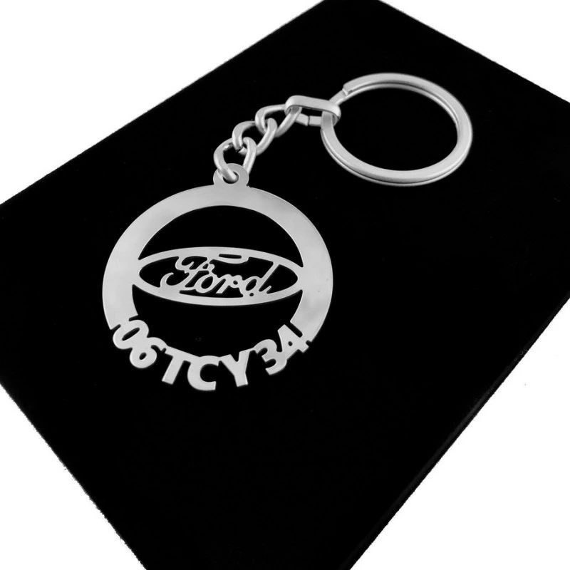 Ford Anahtarlık - Metal Kişiye Özel 925 Ayar Gümüş Kaplama