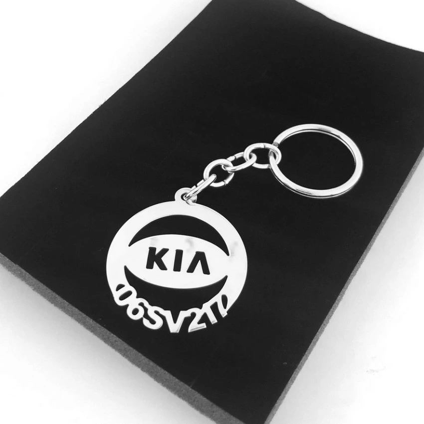Kia Anahtarlık - Metal Kişiye Özel 925 Ayar Gümüş Kaplama
