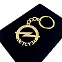 Opel Anahtarlık - Metal Kişiye Özel Gold 24K Ayar Gerçek Altın Kaplama