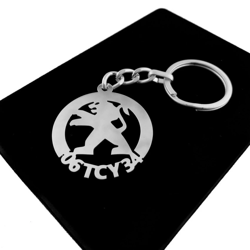 Peugeot Anahtarlık - Metal Kişiye Özel 925 Ayar Gümüş Kaplama