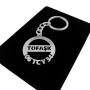 Tofaş Anahtarlık - Metal Kişiye Özel 925 Ayar Gümüş Kaplama