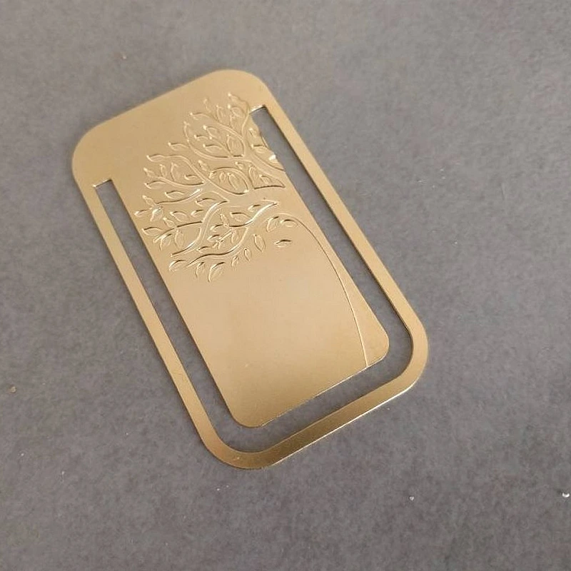 Kişiye Özel - Metal Dikdörtgen Kitap Ayracı