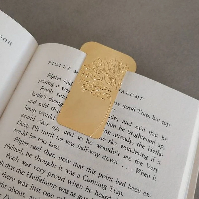 Kişiye Özel - Metal Dikdörtgen Kitap Ayracı