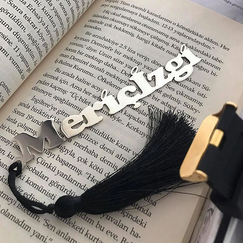 Kişiye Özel - Metal İsimli Kitap Ayracı