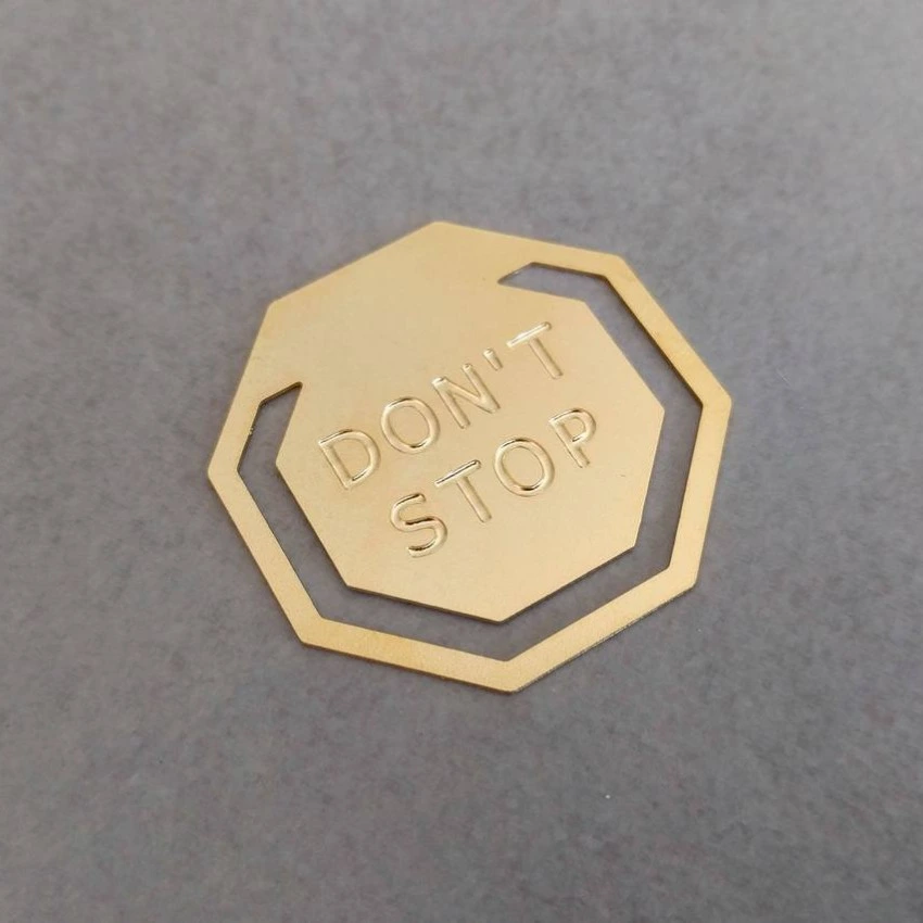 Kişiye Özel - Metal Yedigen Kitap Ayracı