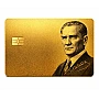 Metal Kredi Kartı - 24K Gerçek Altın Kaplama
