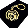 Abarth Anahtarlık - Metal Kişiye Özel Gold 24K Ayar Gerçek Altın Kaplama