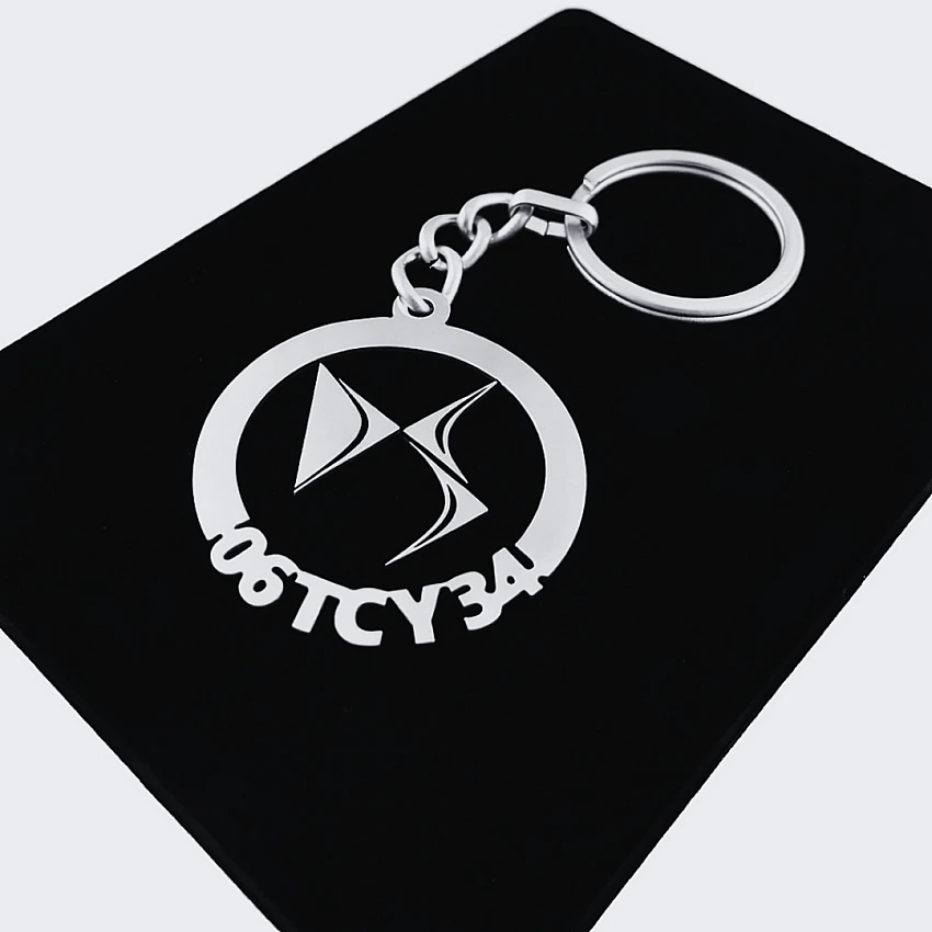 DS Automobiles Anahtarlık - Metal Kişiye Özel 925 Ayar Gümüş Kaplama