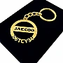 Jaecoo Anahtarlık - Metal Kişiye Özel Gold 24K Ayar Gerçek Altın Kaplama