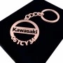 Kawasaki Anahtarlık - Metal Kişiye Özel Rose 24K Ayar Gerçek Altın Kaplama