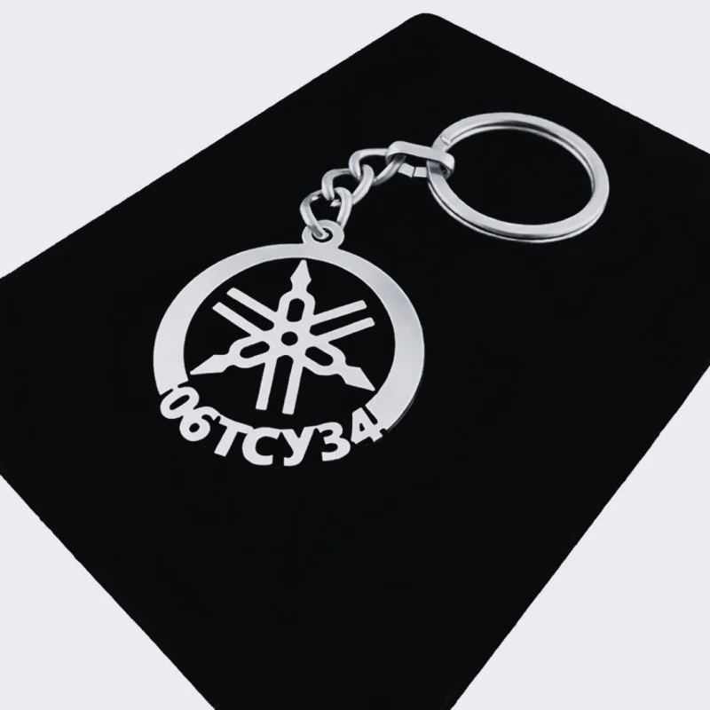 Yamaha Anahtarlık - Metal Kişiye Özel 925 Ayar Gümüş Kaplama