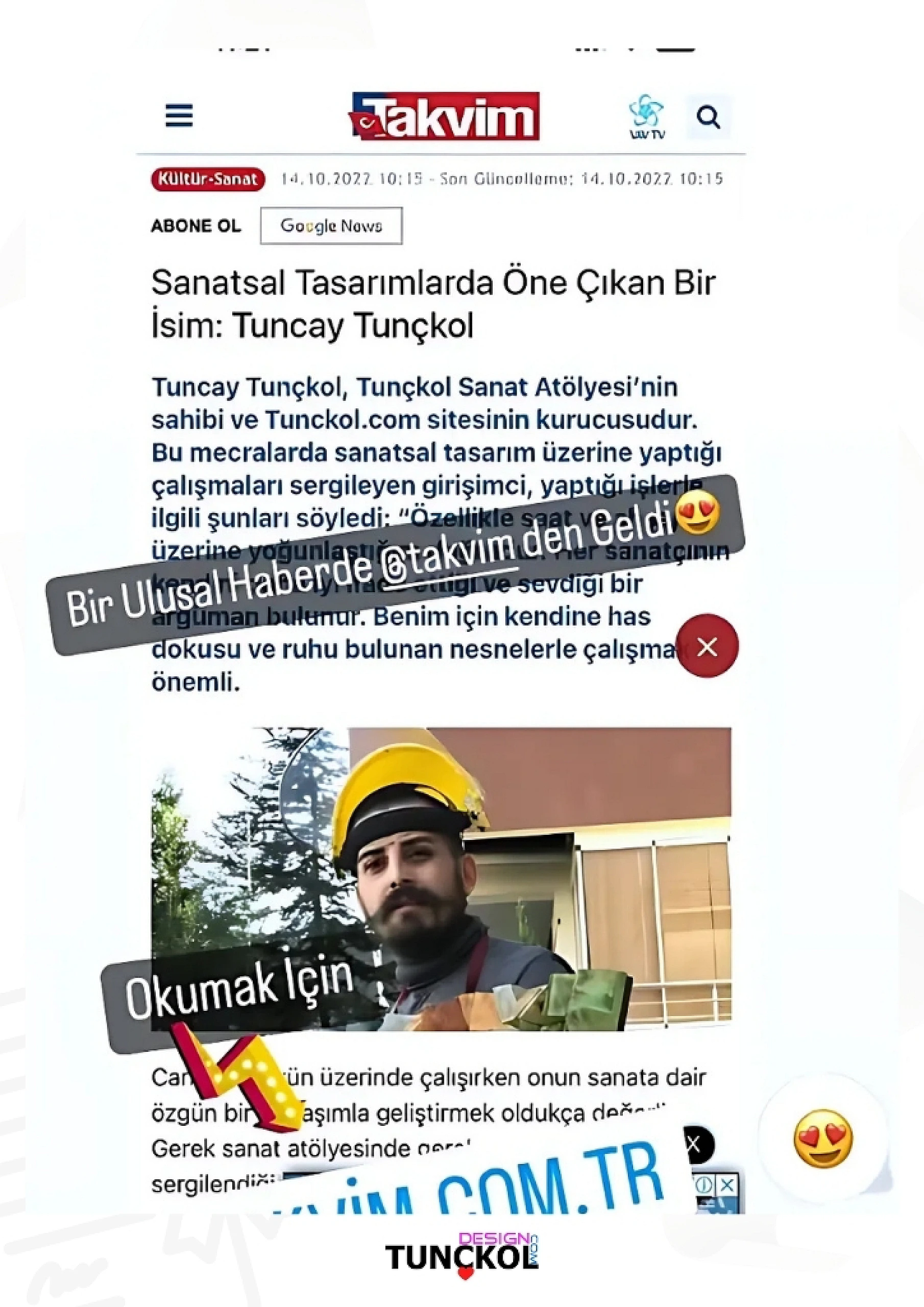 Takvim Gazetesi Altın ve Gümüşte Zarif Dokunuşlar