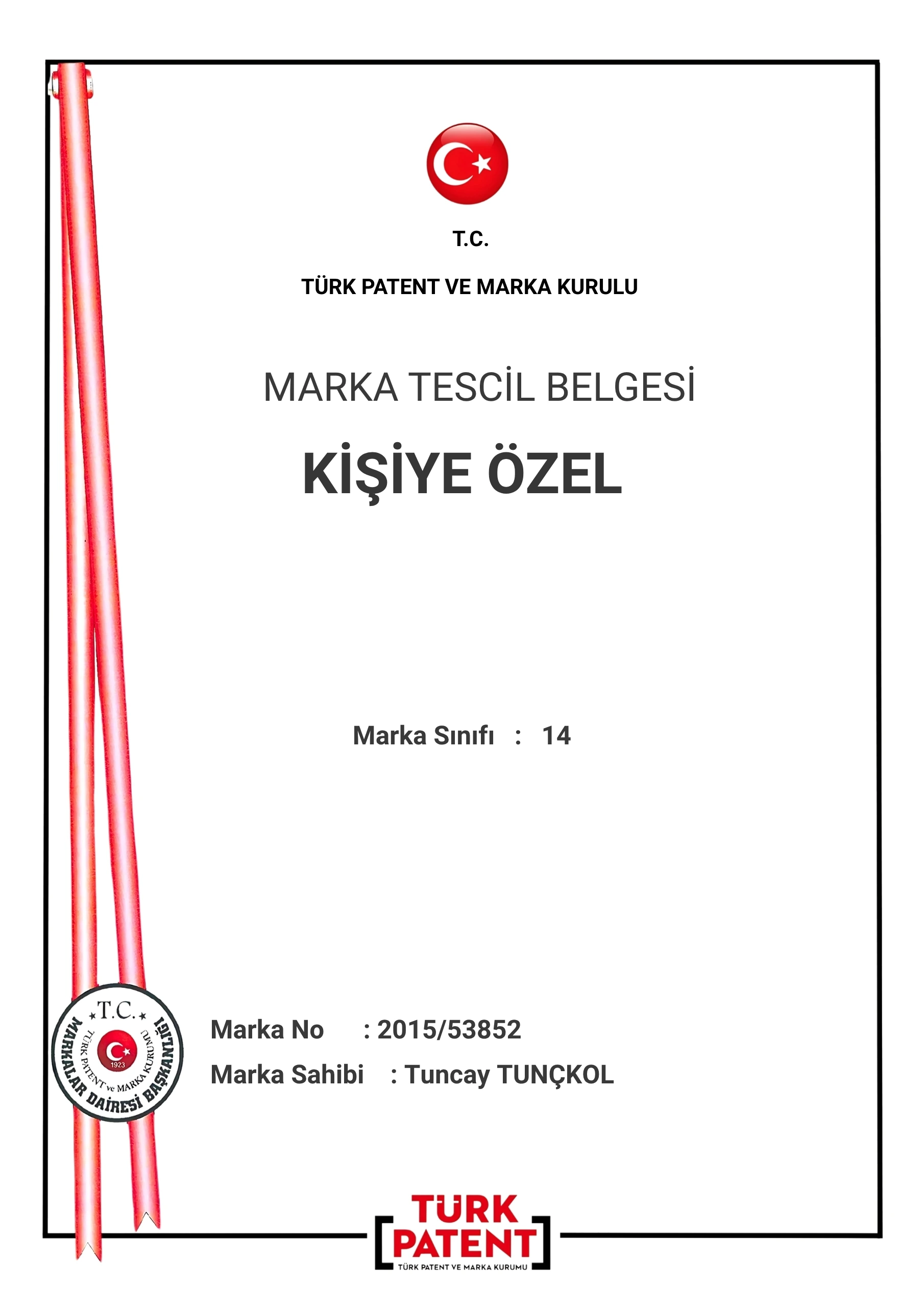 KİŞİYE ÖZEL