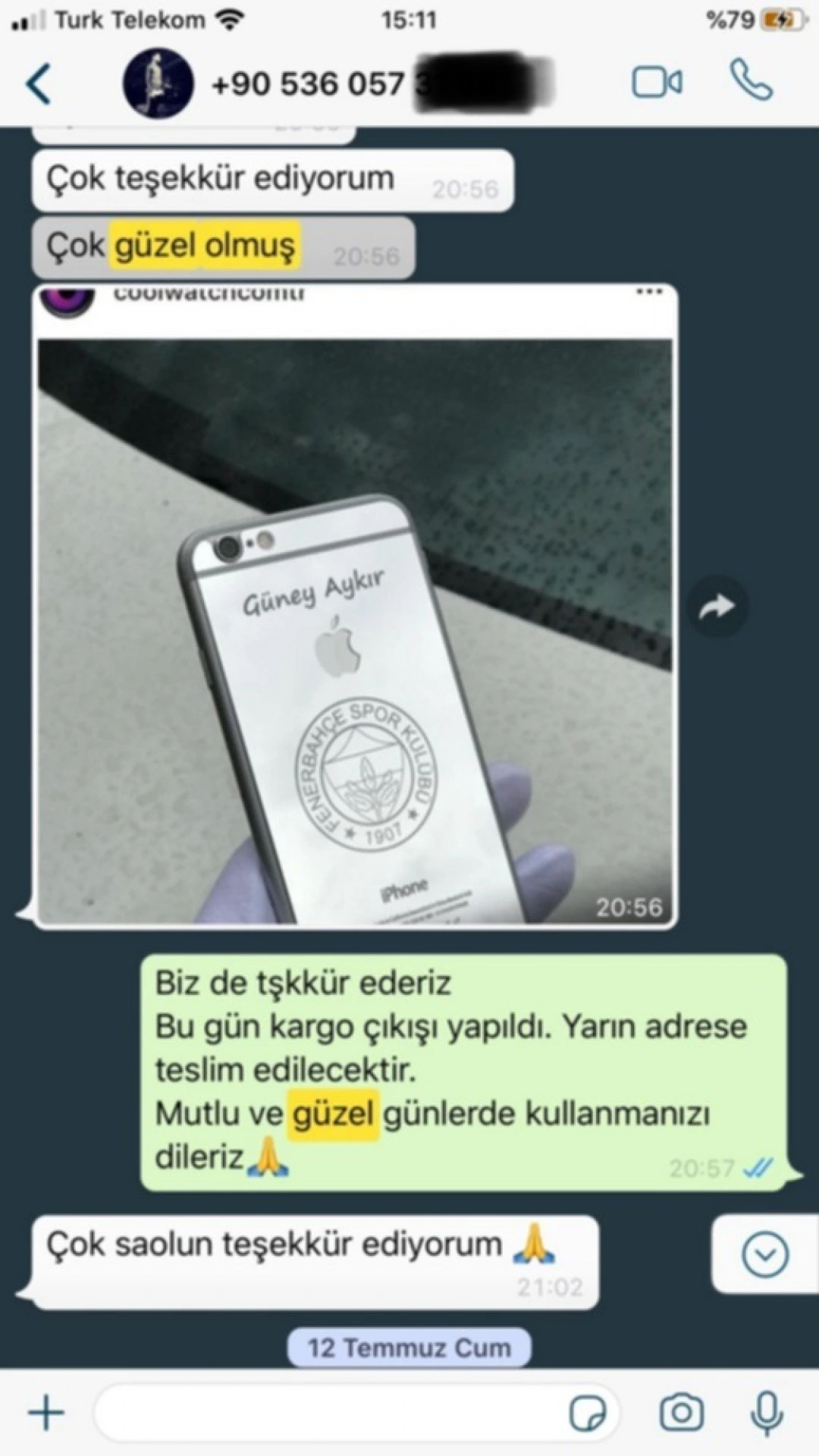 Sizden Gelen Whatsapp Mesajları