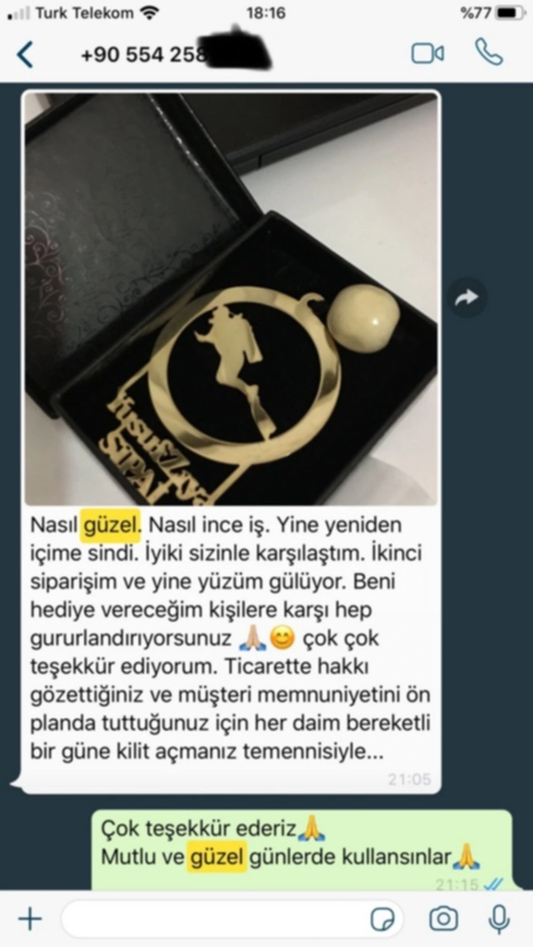 Sizden Gelen Whatsapp Mesajları