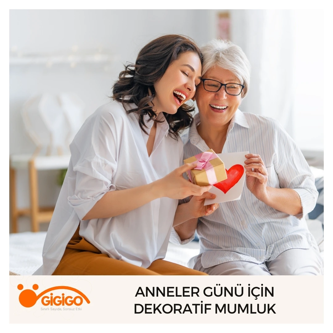 Anneler Günü İçin Dekoratif Mumluk