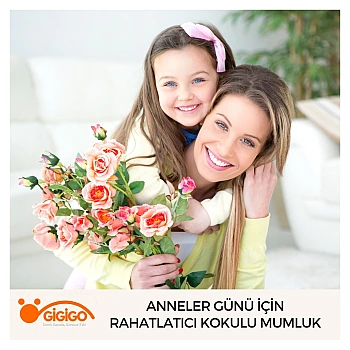 Anneler Günü İçin Rahatlatıcı Kokulu Mumluk