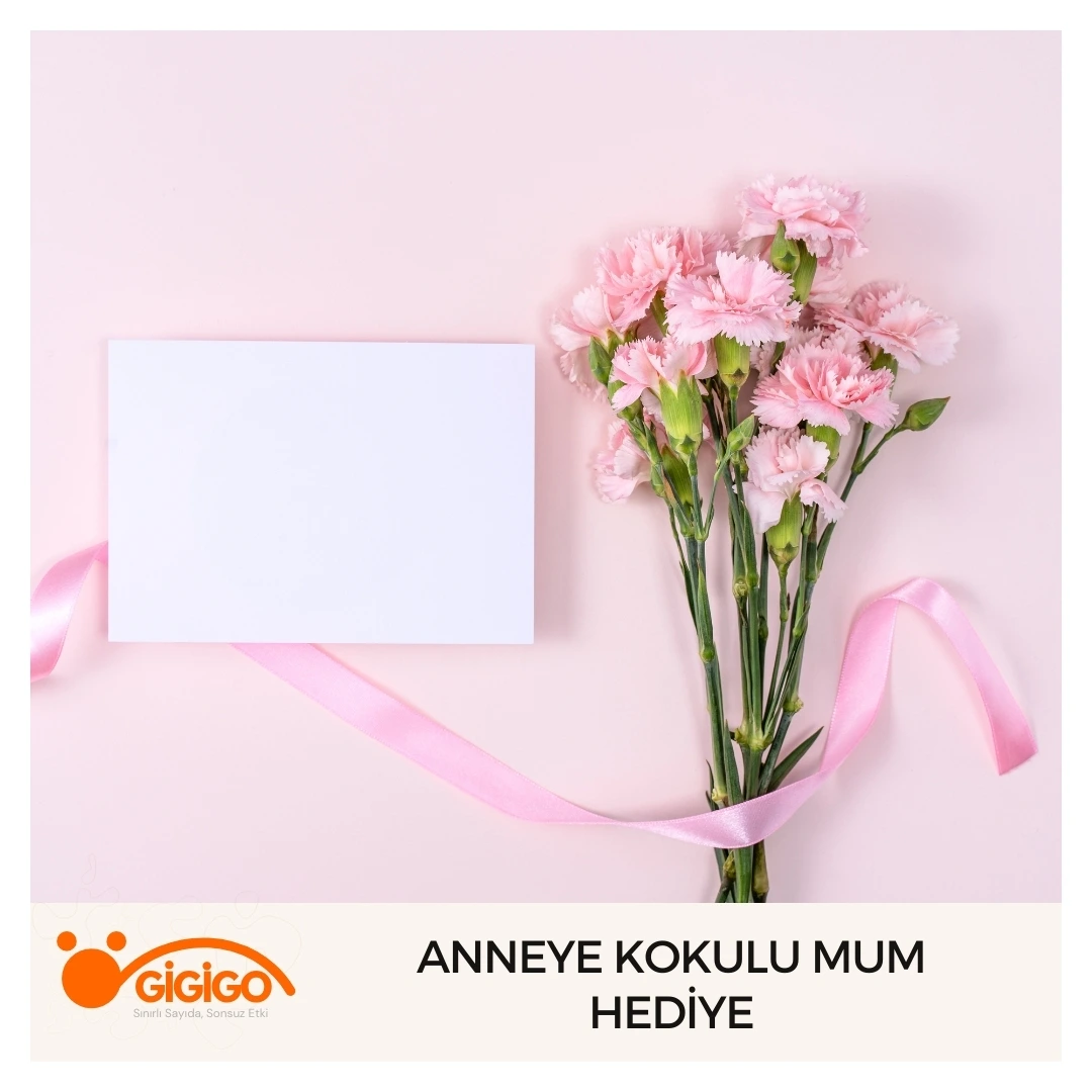 Anneye Kokulu Mum Hediye