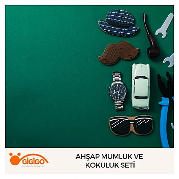 Babalar Günü Ahşap Mumluk Ve Kokuluk Seti