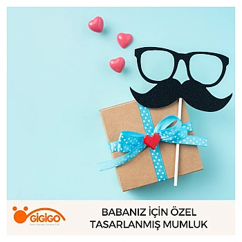 Babanız İçin Özel Tasarlanmış Mumluk