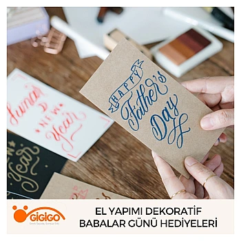 El Yapımı Dekoratif Babalar Günü Hediyeleri