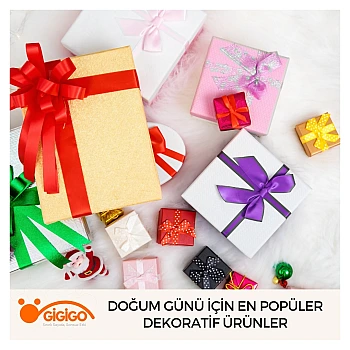 Doğum Günü İçin En Popüler Dekoratif Ürünler