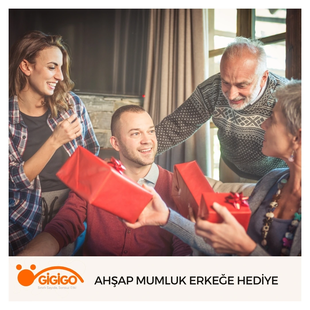 Ahşap Mumluk Erkeğe Hediye
