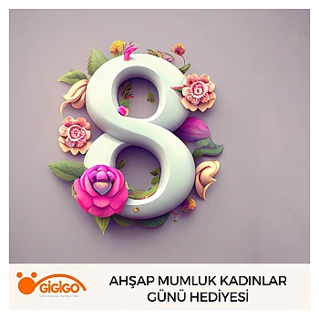 Ahşap Mumluk Kadınlar Günü Hediyesi