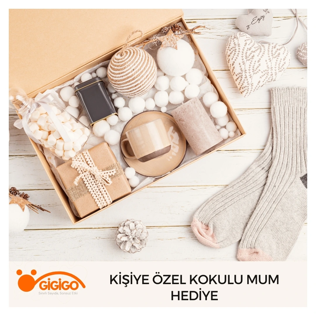 Kişiye Özel Kokulu Mum Hediye