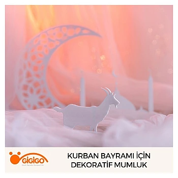Kurban Bayramı İçin Dekoratif Mumluk