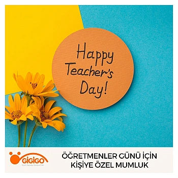 Öğretmenler Günü İçin Kişiye Özel Mumluk