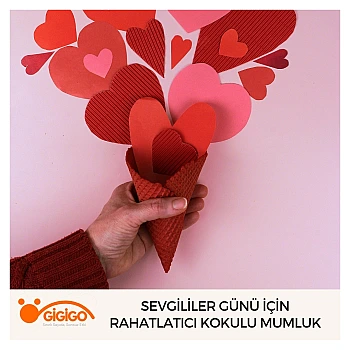 Sevgililer Günü İçin Rahatlatıcı Kokulu Mumluk